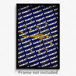 Hamlet Indiana Poster (IN City Souvenir 11x17 Town Print)
