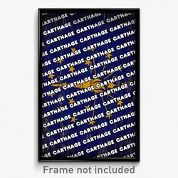 Carthage Indiana Poster (IN City Souvenir 11x17 Town Print)