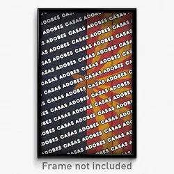 Casas Adobes Arizona Poster (AZ City Souvenir 11x17 Town Print)