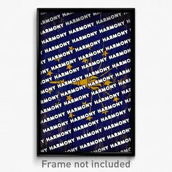 Harmony Indiana Poster (IN City Souvenir 11x17 Town Print)