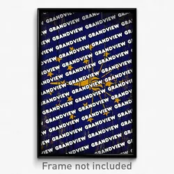 Grandview Indiana Poster (IN City Souvenir 11x17 Town Print)