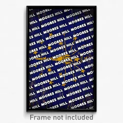 Moores Hill Indiana Poster (IN City Souvenir 11x17 Town Print)