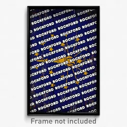 Rockford Indiana Poster (IN City Souvenir 11x17 Town Print)