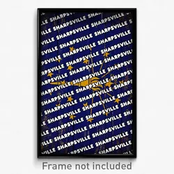 Sharpsville Indiana Poster (IN City Souvenir 11x17 Town Print)