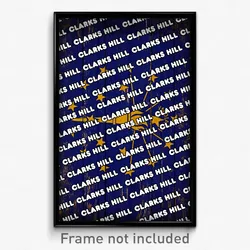 Clarks Hill Indiana Poster (IN City Souvenir 11x17 Town Print)