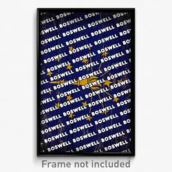 Boswell Indiana Poster (IN City Souvenir 11x17 Town Print)