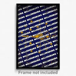 Millersburg Indiana Poster (IN City Souvenir 11x17 Town Print)