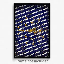 Pleasant View Indiana Poster (IN City Souvenir 11x17 Town Print)
