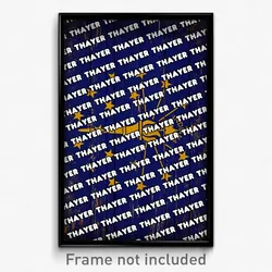 Thayer Indiana Poster (IN City Souvenir 11x17 Town Print)