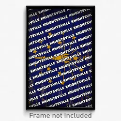 Knightsville Indiana Poster (IN City Souvenir 11x17 Town Print)
