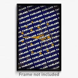 Fairland Indiana Poster (IN City Souvenir 11x17 Town Print)