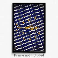 Hatfield Indiana Poster (IN City Souvenir 11x17 Town Print)