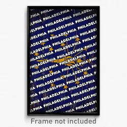 Philadelphia Indiana Poster (IN City Souvenir 11x17 Town Print)