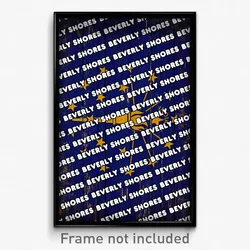 Beverly Shores Indiana Poster (IN City Souvenir 11x17 Town Print)