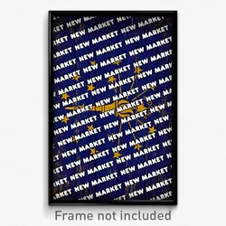 New Market Indiana Poster (IN City Souvenir 11x17 Town Print)