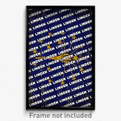 Linden Indiana Poster (IN City Souvenir 11x17 Town Print)