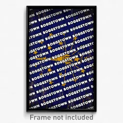 Boggstown Indiana Poster (IN City Souvenir 11x17 Town Print)