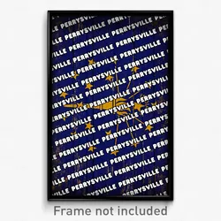 Perrysville Indiana Poster (IN City Souvenir 11x17 Town Print)