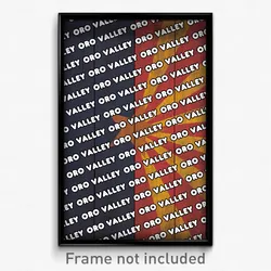 Oro Valley Arizona Poster (AZ City Souvenir 11x17 Town Print)