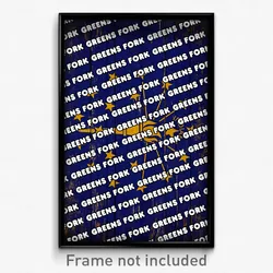 Greens Fork Indiana Poster (IN City Souvenir 11x17 Town Print)