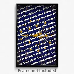 Etna Green Indiana Poster (IN City Souvenir 11x17 Town Print)
