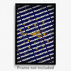 Prairieton Indiana Poster (IN City Souvenir 11x17 Town Print)