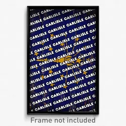 Carlisle Indiana Poster (IN City Souvenir 11x17 Town Print)