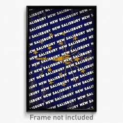 New Salisbury Indiana Poster (IN City Souvenir 11x17 Town Print)