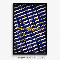 Chalmers Indiana Poster (IN City Souvenir 11x17 Town Print)
