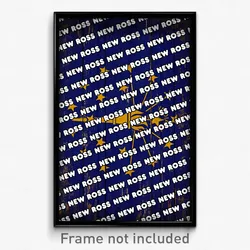 New Ross Indiana Poster (IN City Souvenir 11x17 Town Print)
