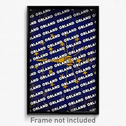 Orland Indiana Poster (IN City Souvenir 11x17 Town Print)