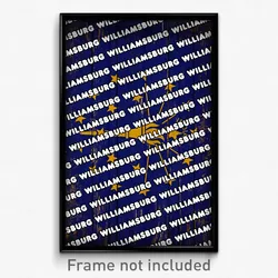 Williamsburg Indiana Poster (IN City Souvenir 11x17 Town Print)