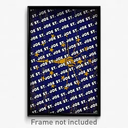 St. Joe Indiana Poster (IN City Souvenir 11x17 Town Print)