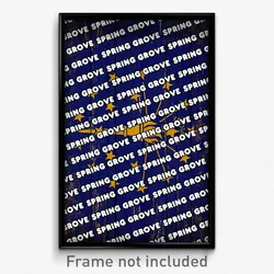Spring Grove Indiana Poster (IN City Souvenir 11x17 Town Print)