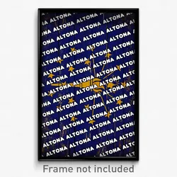 Altona Indiana Poster (IN City Souvenir 11x17 Town Print)