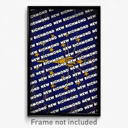 New Richmond Indiana Poster (IN City Souvenir 11x17 Town Print)