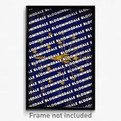 Bloomingdale Indiana Poster (IN City Souvenir 11x17 Town Print)