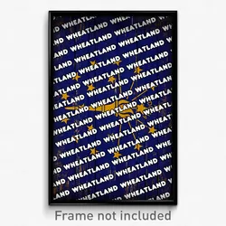 Wheatland Indiana Poster (IN City Souvenir 11x17 Town Print)