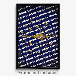 Servia Indiana Poster (IN City Souvenir 11x17 Town Print)