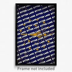 Otter Lake Indiana Poster (IN City Souvenir 11x17 Town Print)