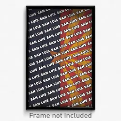 San Luis Arizona Poster (AZ City Souvenir 11x17 Town Print)