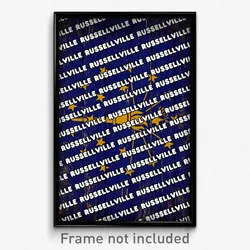 Russellville Indiana Poster (IN City Souvenir 11x17 Town Print)