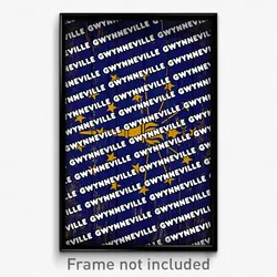 Gwynneville Indiana Poster (IN City Souvenir 11x17 Town Print)