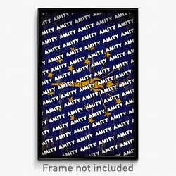 Amity Indiana Poster (IN City Souvenir 11x17 Town Print)