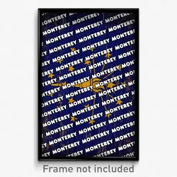 Monterey Indiana Poster (IN City Souvenir 11x17 Town Print)