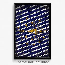 Fairbanks Indiana Poster (IN City Souvenir 11x17 Town Print)