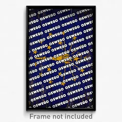 Oswego Indiana Poster (IN City Souvenir 11x17 Town Print)