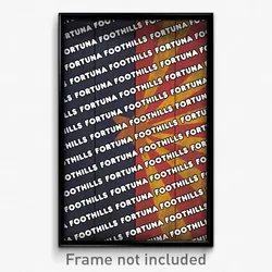 Fortuna Foothills Arizona Poster (AZ City Souvenir 11x17 Town Print)