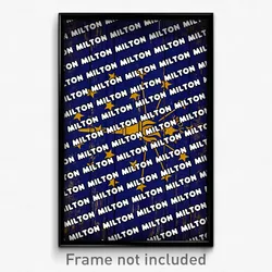 Milton Indiana Poster (IN City Souvenir 11x17 Town Print)