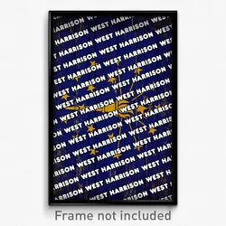 West Harrison Indiana Poster (IN City Souvenir 11x17 Town Print)
